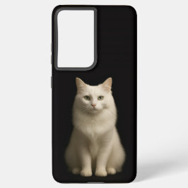 Black 4 Luxe Galaxy S21 Plus, Turkish Angora Cat Samsung Galaxy Hülle