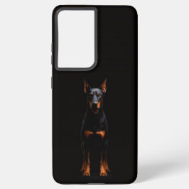 Black 4 Luxe Galaxy S21 Ultra, Guardian Doberman Samsung Galaxy Hülle
