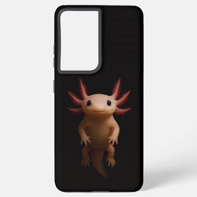 Black 4 Luxe Galaxy S21 Ultra, Mexican Axolotl Samsung Galaxy Hülle (Rückseite)