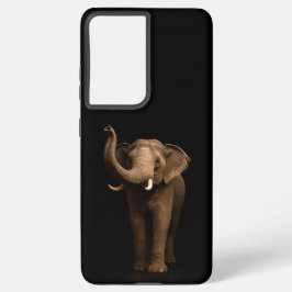 Black 4 Luxe Galaxy S21 Ultra, Mighty Elephant Samsung Galaxy Hülle