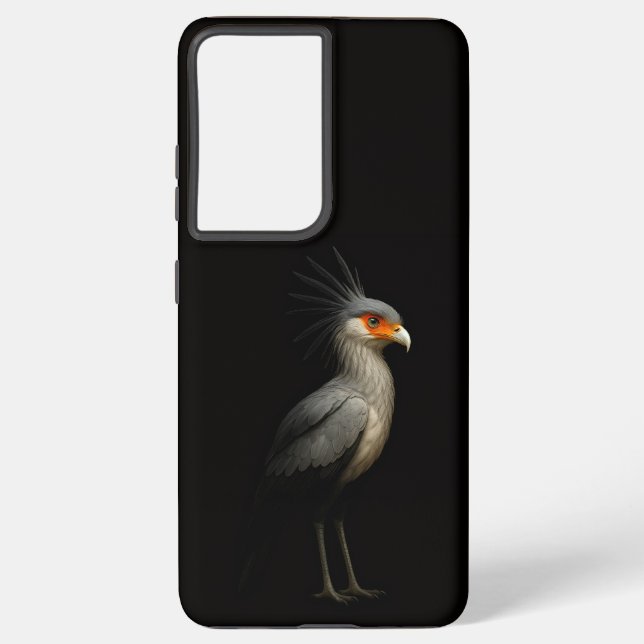 Black 4 Luxe Galaxy S21 Ultra, Secretarybird Samsung Galaxy Hülle (Rückseite)