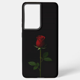 Black 4 Luxe Galaxy S21 Ultra, Velvet Red Rose Samsung Galaxy Hülle