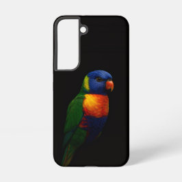 Black 4 Luxe Galaxy S22 Case, Lorikeet Parrot Samsung Galaxy Hülle