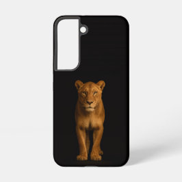 Black 4 Luxe Galaxy S22 Case, Noble Lioness Samsung Galaxy Hülle