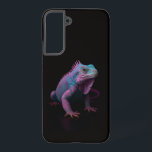 Black 4 Luxe Galaxy S22 Plus, Pink Tropical Iguana Samsung Galaxy Hülle<br><div class="desc">Add a touch of radiant tropical sophistication to your everyday tech with our Black 4 Luxe Galaxy S22 Plus featuring the mesmerizing Pink Tropical Iguana. Set against a flawless glossy black background, this stunning reptile glows with vivid hues of magenta, turquoise, and violet — every scale captured with lifelike precision...</div>