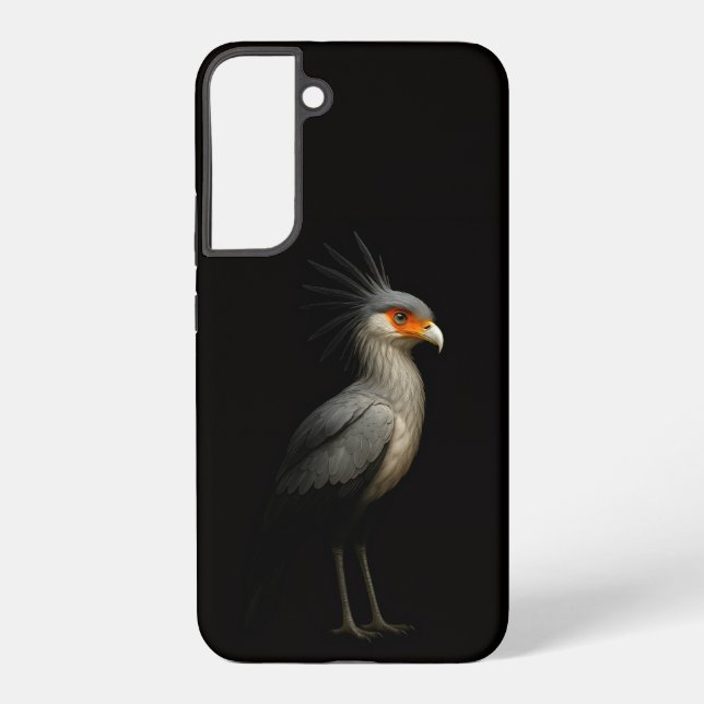 Black 4 Luxe Galaxy S22 Plus, Secretarybird Samsung Galaxy Hülle (Rückseite)
