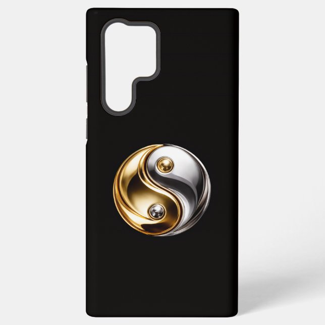 Black 4 Luxe Galaxy S22 Ultra, Harmony Yin Yang Samsung Galaxy Hülle (Rückseite)
