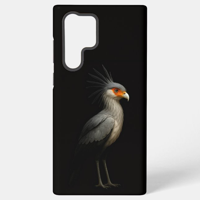 Black 4 Luxe Galaxy S22 Ultra, Secretarybird Samsung Galaxy Hülle (Rückseite)