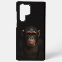 Black 4 Luxe Galaxy S22 Ultra, Serene Chimpanzee Samsung Galaxy Hülle