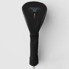 Black 4 Luxe Golf Driver Cover, Black Mamba Headcover