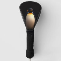 Black 4 Luxe Golf Driver Cover, Kaiserpinguin