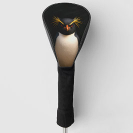 Black 4 Luxe Golf Driver Cover, Rockhopper Penguin Golf Headcover