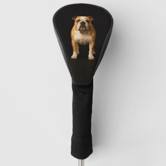Black 4 Luxe Golf Driver Cover Stamina Bulldog Headcover
