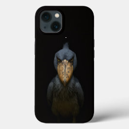 Black 4 Luxe iPhone 13, Exotic Shoebill Bird Case-Mate iPhone Hülle