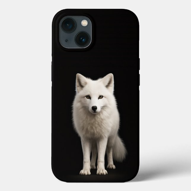 Black 4 Luxe iPhone 13, Ivory Arctic Fox Case-Mate iPhone Hülle (Rückseite)