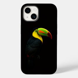 Black 4 Luxe iPhone 14 Case, Keel Billed Tucan Case-Mate iPhone 14 Hülle