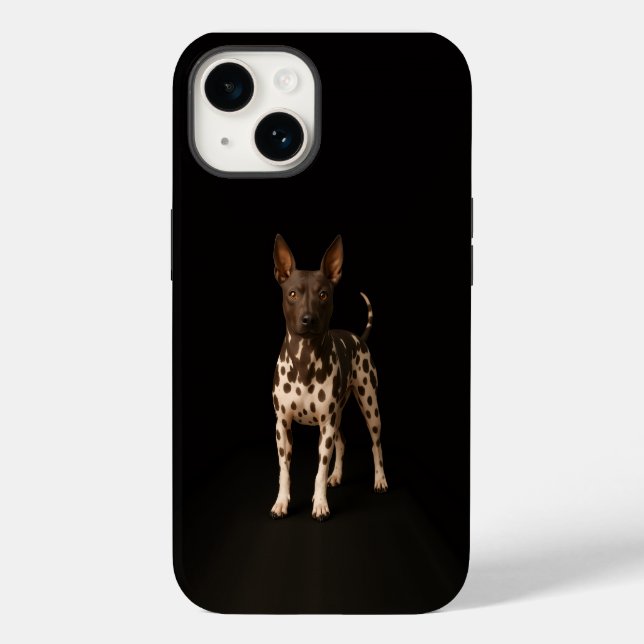 Black 4 Luxe iPhone 14 Mate, Hairless Terrier Case-Mate iPhone 14 Hülle (Rückseite)