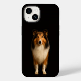Black 4 Luxe iPhone 14 Mate, Loyal Collie Case-Mate iPhone 14 Hülle