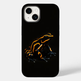 Black 4 Luxe iPhone 14 Mate, Orange Black Frog Case-Mate iPhone 14 Hülle