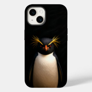 Black 4 Luxe iPhone 14 Mate, Rockhopper Penguin Case-Mate iPhone 14 Hülle