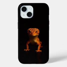 Black 4 Luxe iPhone 15 Mate, Leopard Gecko Case-Mate iPhone Hülle
