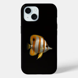 Black 4 Luxe iPhone 15 Mate, Reef Butterflyfish Case-Mate iPhone Hülle