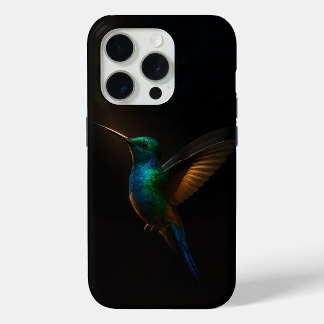 Black 4 Luxe iPhone 15 Pro Case-Mate, Flying Bird Case-Mate iPhone Hülle (Rückseite)