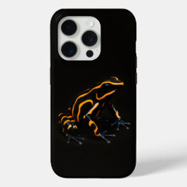 Black 4 Luxe iPhone 15 Pro Mate, Black Orange Frog Case-Mate iPhone Hülle