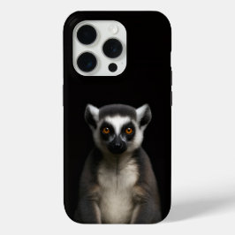 Black 4 Luxe iPhone 15 Pro Mate Gentle Lemur Case-Mate iPhone Hülle
