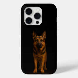 Black 4 Luxe iPhone 15 Pro Mate, German Shepherd Case-Mate iPhone Hülle
