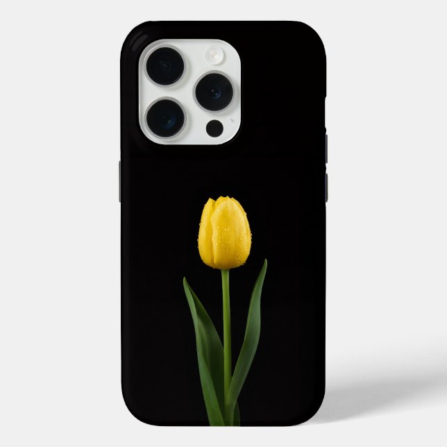 Black 4 Luxe iPhone 15 Pro Mate Golden Tulip Case-Mate iPhone Hülle (Rückseite)