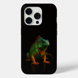 Black 4 Luxe iPhone 15 Pro Mate, Green Iguana Case-Mate iPhone Hülle
