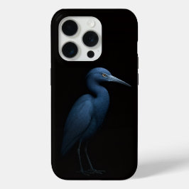 Black 4 Luxe iPhone 15 Pro Mate, Little Blue Heron Case-Mate iPhone Hülle