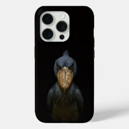 Black 4 Luxe iPhone 15 Pro Mate, Shoebill Bird Case-Mate iPhone Hülle