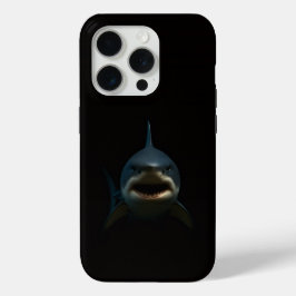 Black 4 Luxe iPhone 15 Pro Mate, White Shark Case-Mate iPhone Hülle