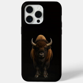 Black 4 Luxe iPhone 15 Pro Max, American Bison Case-Mate iPhone Hülle