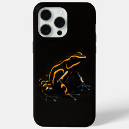 Black 4 Luxe iPhone 15 Pro Max, Black Orange Frog Case-Mate iPhone Hülle
