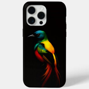 Black 4 Luxe iPhone 15 Pro Max Case, Rainbow Bird Case-Mate iPhone Hülle