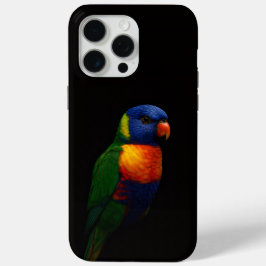 Black 4 Luxe iPhone 15 Pro Max, Lorikeet Parrot Case-Mate iPhone Hülle