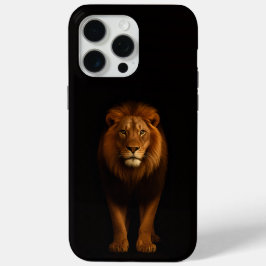 Black 4 Luxe iPhone 15 Pro Max, Majestic Lion Case-Mate iPhone Hülle