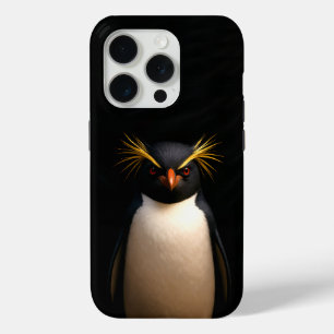 Black 4 Luxe iPhone 15 Pro, Rockhopper Penguin Case-Mate iPhone Hülle