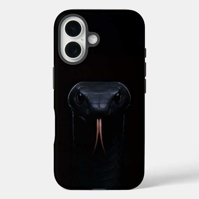Black 4 Luxe iPhone 16 Case-Mate, Black Mamba Hülle (Rückseite)