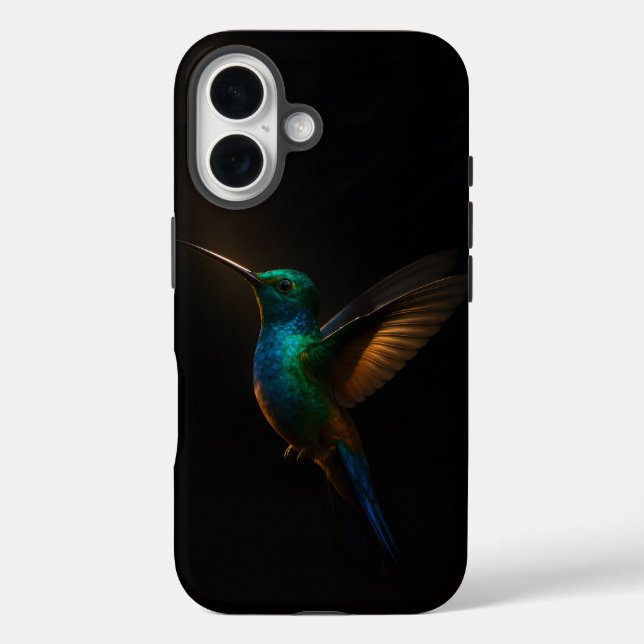 Black 4 Luxe iPhone 16 Case-Mate, Flying Bird Hülle (Rückseite)