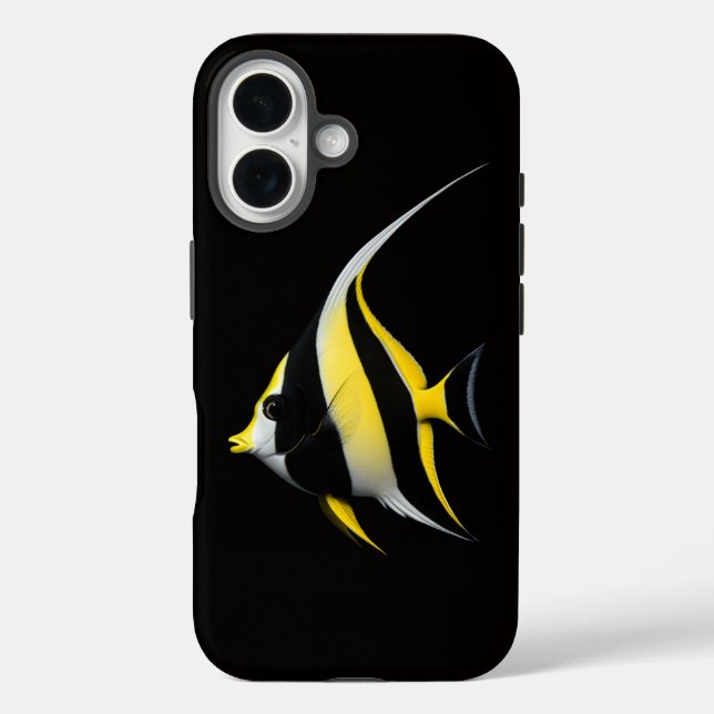 Black 4 Luxe iPhone 16 Case-Mate, Moorish Idol Hülle (Rückseite)