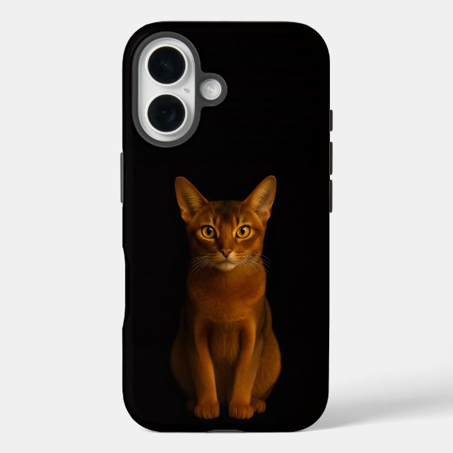 Black 4 Luxe iPhone 16 Mate, Abyssinian Beauty Hülle (Rückseite)