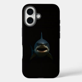 Black 4 Luxe iPhone 16 Mate, Great White Shark iPhone 16 Hülle