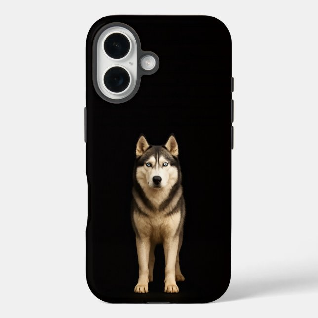 Black 4 Luxe iPhone 16 Mate, Icy Elite Husky iPhone 16 Hülle (Rückseite)