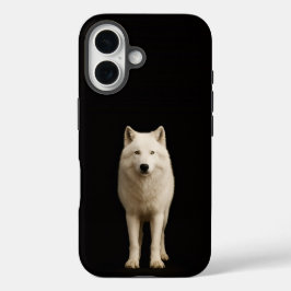 Black 4 Luxe iPhone 16 Mate, Ivory Arctic Wolf iPhone 16 Hülle