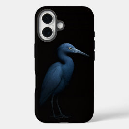 Black 4 Luxe iPhone 16 Mate, Little Blue Heron iPhone 16 Hülle