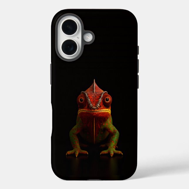 Black 4 Luxe iPhone 16 Mate, Panther Chameleon Hülle (Rückseite)